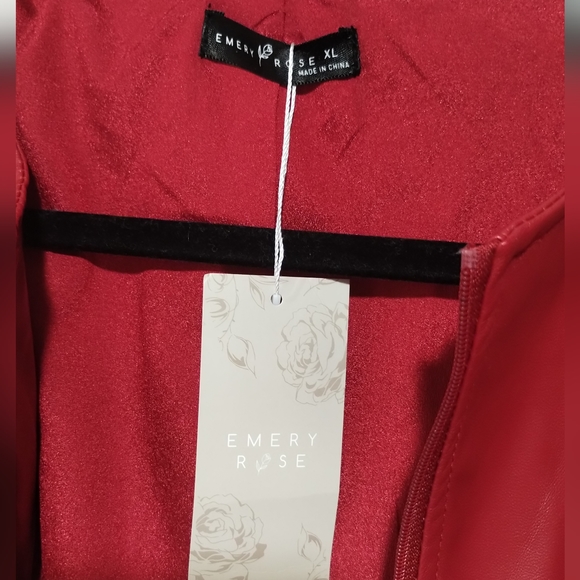 Burgundy Leather Jacket - Picture 9 of 11